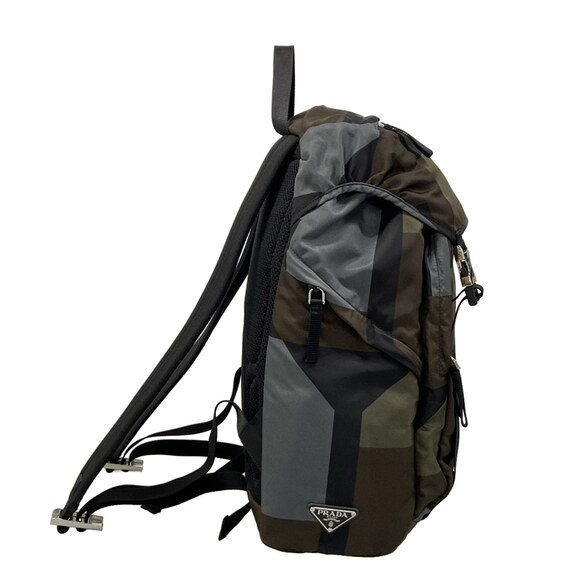 Prada Backpack 2VZ062 Dark Green Black Multi main image 15